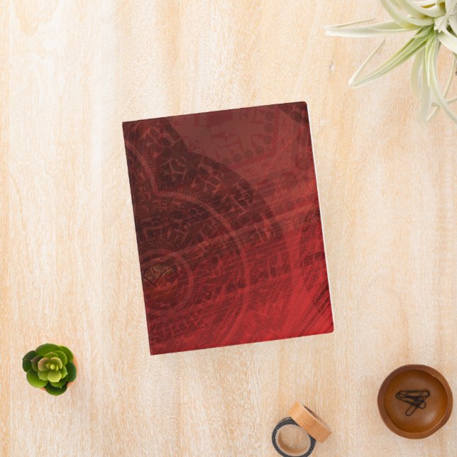 Acceptance | Red Meditation Medallions Mini Binder (InSitu)