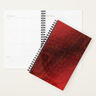 Acceptance Red Meditation Medallions Planner
