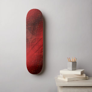 Acceptance Red Meditation Medallions Skateboard
