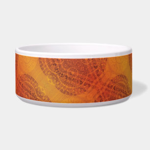 Acceptance   Red Orange Yellow Boho Medallions Bowl