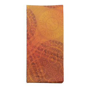 Acceptance Red Orange Yellow Boho Medallions Cloth Napkin