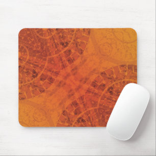 Acceptance Red Orange Yellow Boho Medallions Mouse Pad