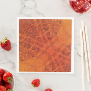 Acceptance Red Orange Yellow Boho Medallions Paper Dinner Napkins