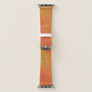 Acceptance   Red Orange Yellow Shibori Pattern Apple Watch Band
