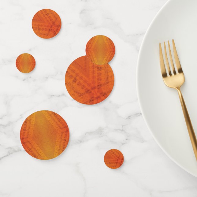 Acceptance | Red Orange Yellow Shibori Pattern Confetti (Group)