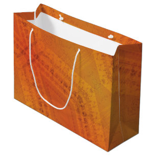 Acceptance Red Orange Yellow Shibori Pattern Large Gift Bag