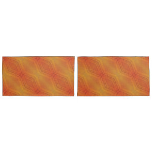 Acceptance Red Orange Yellow Shibori Pattern Pillow Case