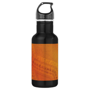 Acceptance Red Orange Yellow Shibori Pattern Stainless Steel Water Bottle