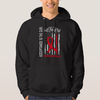 Acceptance Redinstead I Wear Red Instead Autism Ne Hoodie