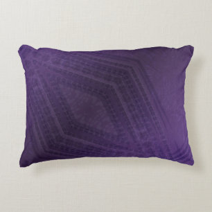 Acceptance Violet Eclectic Boho Pattern Accent Pillow