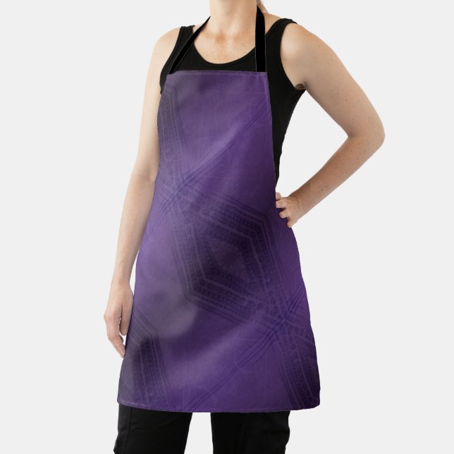 Acceptance | Violet Eclectic Boho Pattern Apron (Insitu)