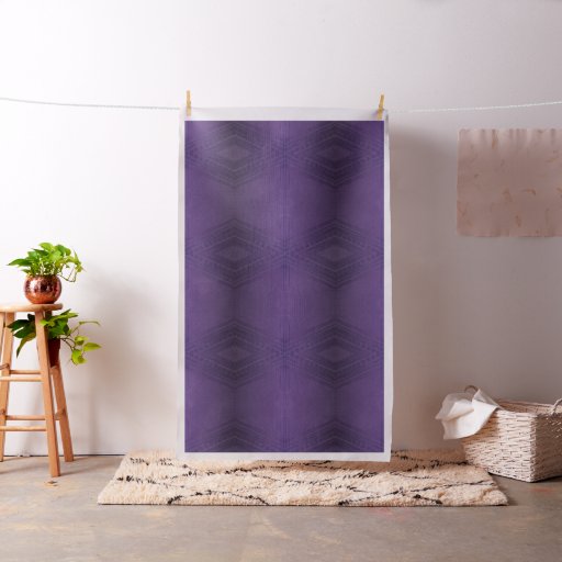 Acceptance | Violet Eclectic Boho Pattern Fabric