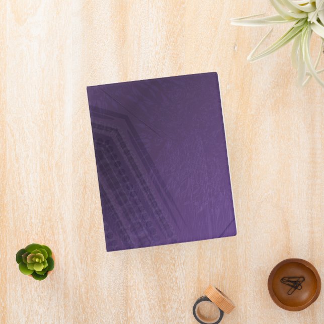 Acceptance | Violet Eclectic Boho Pattern Mini Binder (InSitu)