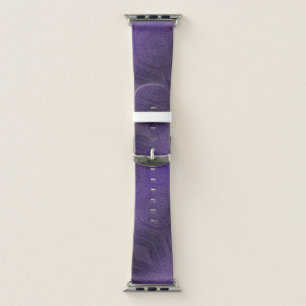 Acceptance   Violet Meditation Medallions Apple Watch Band