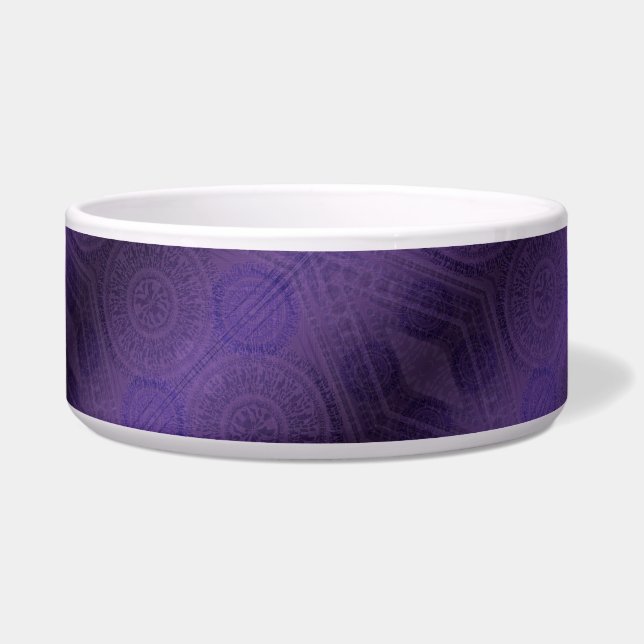 Acceptance | Violet Meditation Medallions Bowl (Front)