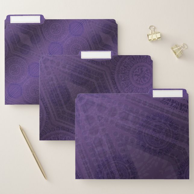 Acceptance | Violet Meditation Medallions File Folder (Set)