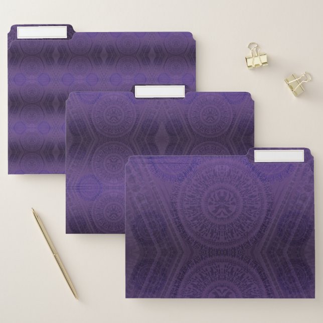 Acceptance | Violet Meditation Medallions File Folder (Set)