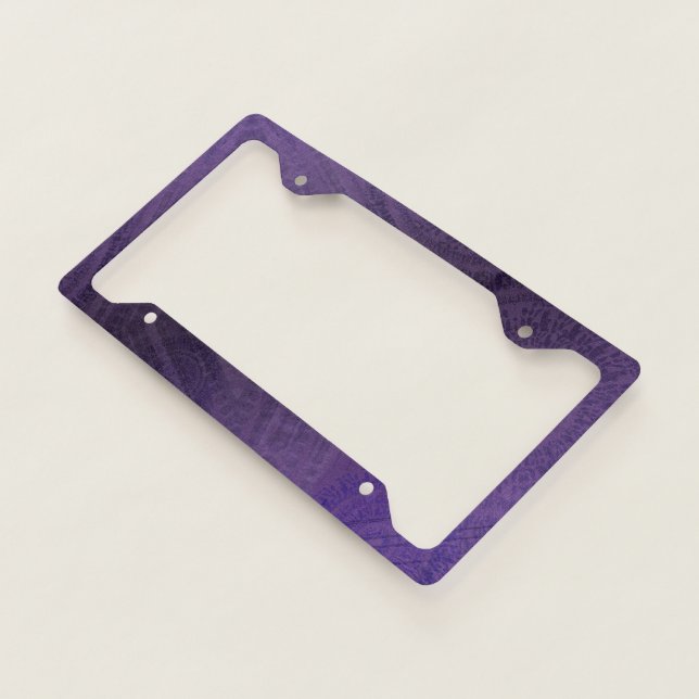 Acceptance | Violet Meditation Medallions License Plate Frame (3/4)