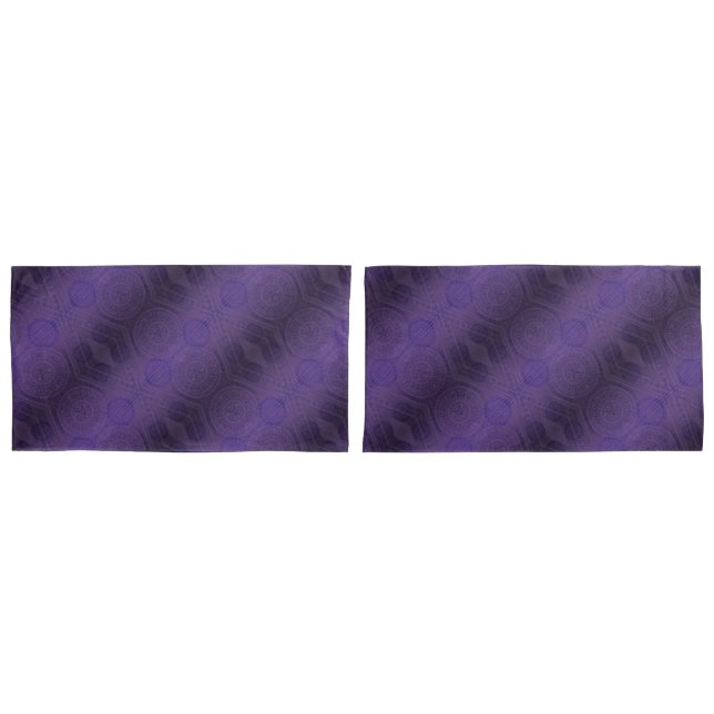 Acceptance | Violet Meditation Medallions Pillow Case (Front-Set)