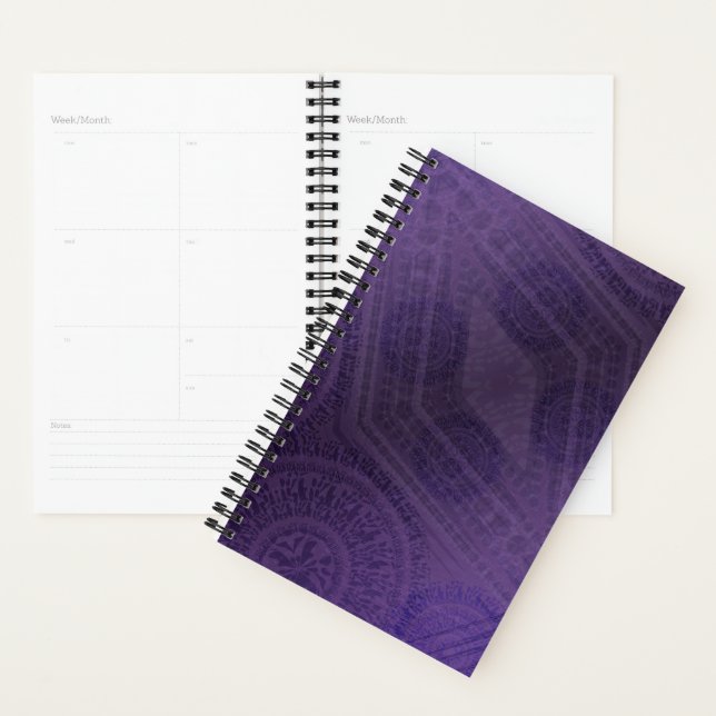 Acceptance | Violet Meditation Medallions Planner (Display)