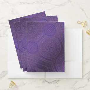 Acceptance Violet Meditation Medallions Pocket Folder