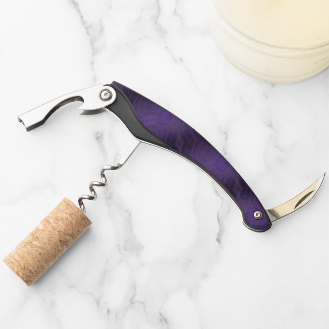 Acceptance | Violet Meditation Medallions Waiter's Corkscrew (Front)
