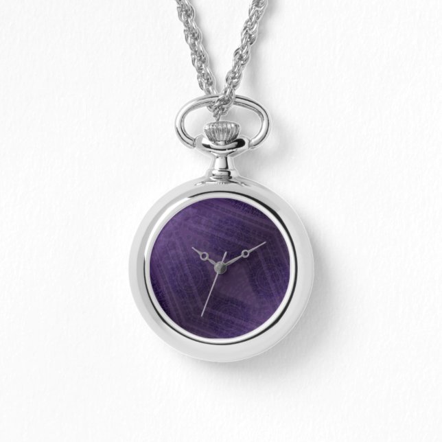 Acceptance | Violet Meditation Medallions Watch (Front)