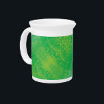 Acceptance | Yellow Green Blue Boho Medallions Beverage Pitcher<br><div class="desc">Focused meditation medallions for mindful personal growth, mental clarity, energy healing, and spiritual enlightenment. Our meditation medallions and corresponding artwork are made with motifs specific to words and phrases to help focus and guide your personal growth and spiritual journey. This artwork is 4 of 6 textured round medallion designs that...</div>