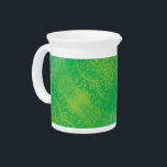 Acceptance | Yellow Green Blue Boho Medallions Beverage Pitcher<br><div class="desc">Focused meditation medallions for mindful personal growth, mental clarity, energy healing, and spiritual enlightenment. Our meditation medallions and corresponding artwork are made with motifs specific to words and phrases to help focus and guide your personal growth and spiritual journey. This artwork is 4 of 6 textured round medallion designs that...</div>