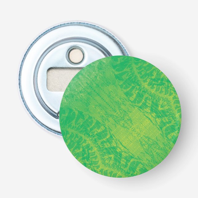 Acceptance | Yellow Green Blue Boho Medallions Bottle Opener (Front)