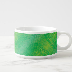 Acceptance   Yellow Green Blue Boho Medallions Bowl