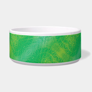 Acceptance Yellow Green Blue Boho Medallions Bowl