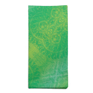 Acceptance Yellow Green Blue Boho Medallions Cloth Napkin