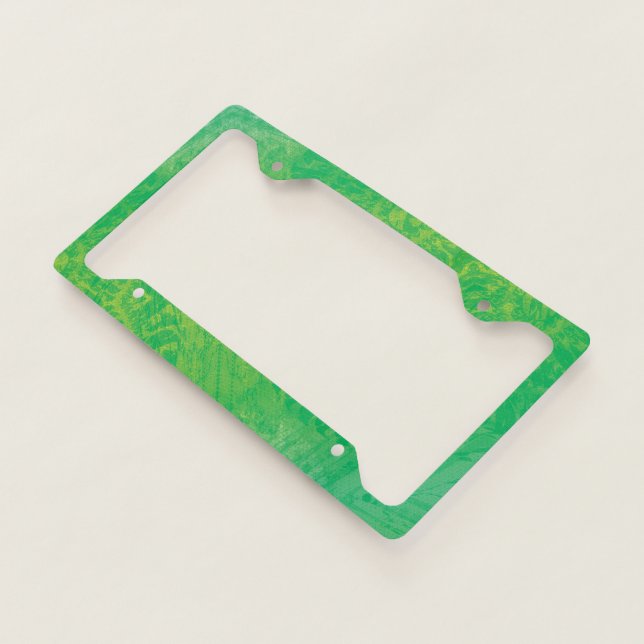 Acceptance | Yellow Green Blue Boho Medallions License Plate Frame (3/4)