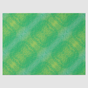 Acceptance Yellow Green Blue Boho Medallions Tissue Paper