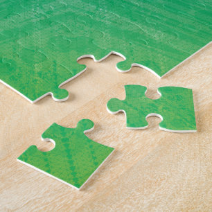 Acceptance   Yellow Green Blue Shibori Pattern Jigsaw Puzzle