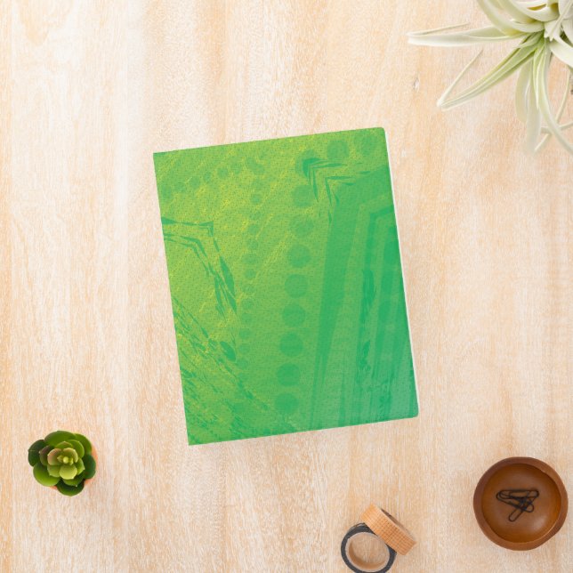 Acceptance | Yellow Green Blue Shibori Pattern Mini Binder (InSitu)
