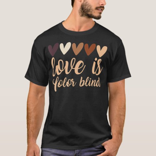 Accepted Colorblind Color Blind Love forest animal T_Shirt
