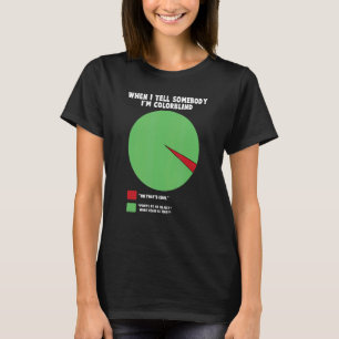 Accepted Colorblind Color Blind Love Fun 7 T-Shirt