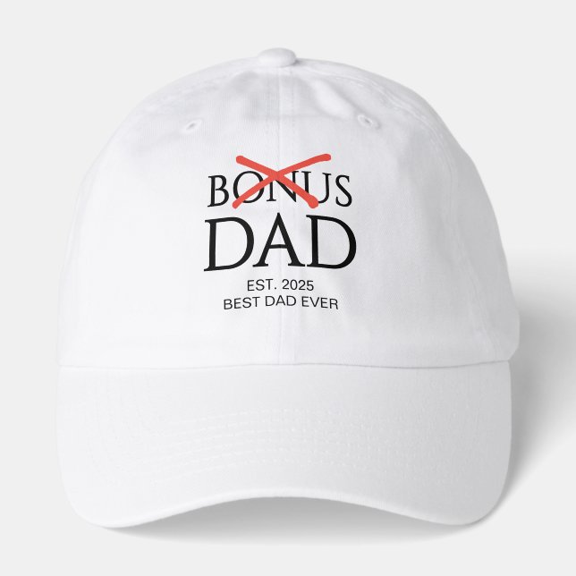 Accepted DAD Adopted BONUS DAD Established Hat (Front)