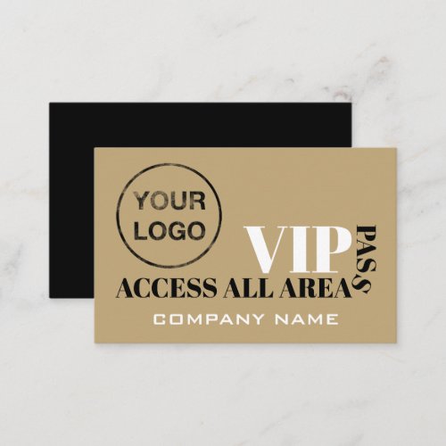 Access All Areas Logo Design VIP Cards