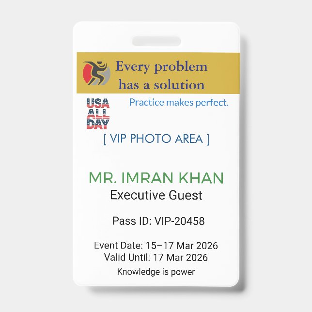 Access Badge Identification | Conference_update (Front)