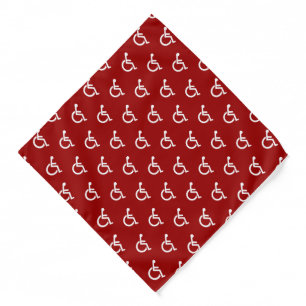 Accessibility Icon Pattern Bandana