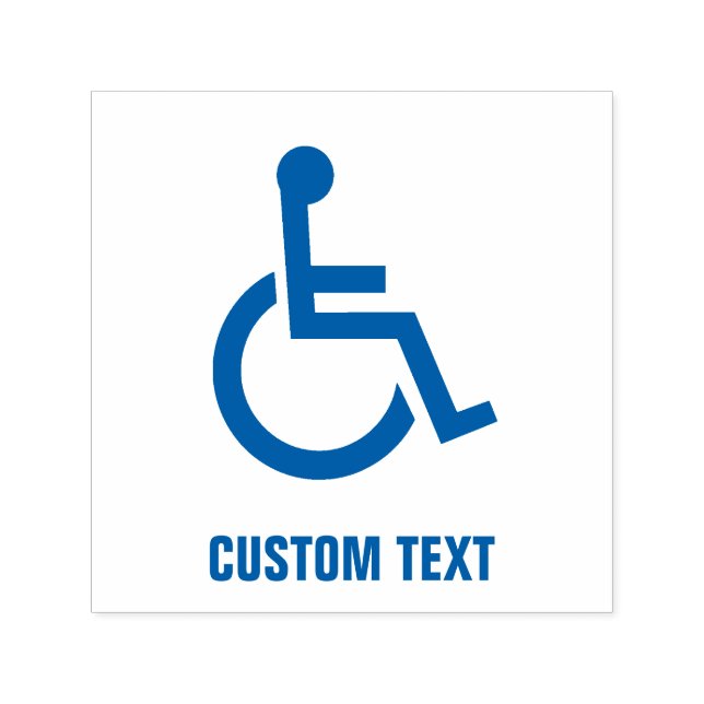 Accessibility Self-inking Stamp (Design)