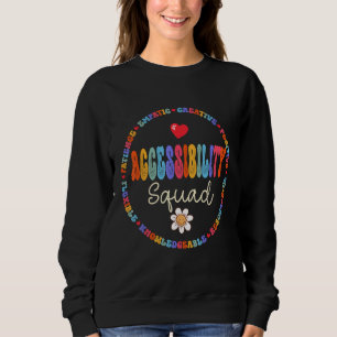 Accessibility Squad Special Education Teacher Spec Sweatshirt