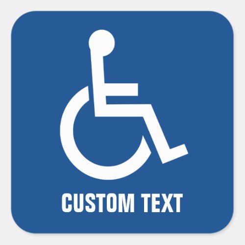 Accessibility Square Sticker