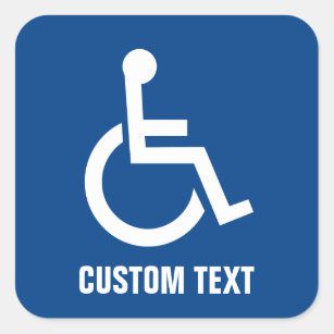Accessibility Square Sticker