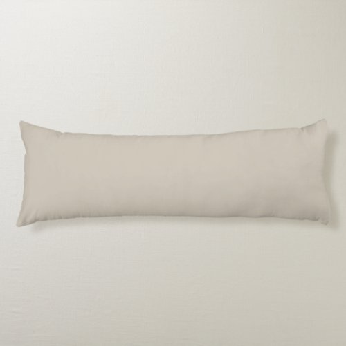 Accessible Beige Solid Color Body Pillow