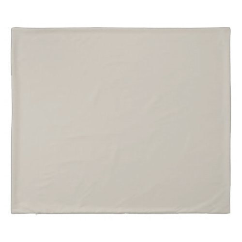 Accessible Beige Solid Color Duvet Cover