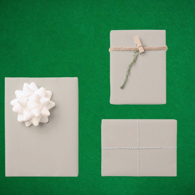 Accessible Beige Solid Color Wrapping Paper Sheets (Creator Uploaded)